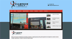 Desktop Screenshot of clubtechgolf.com.au